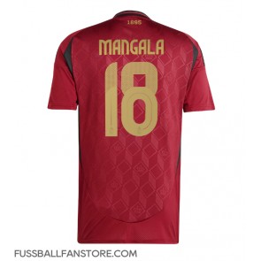 Belgien Orel Mangala #18 Replik Heimtrikot EM 2024 Kurzarm